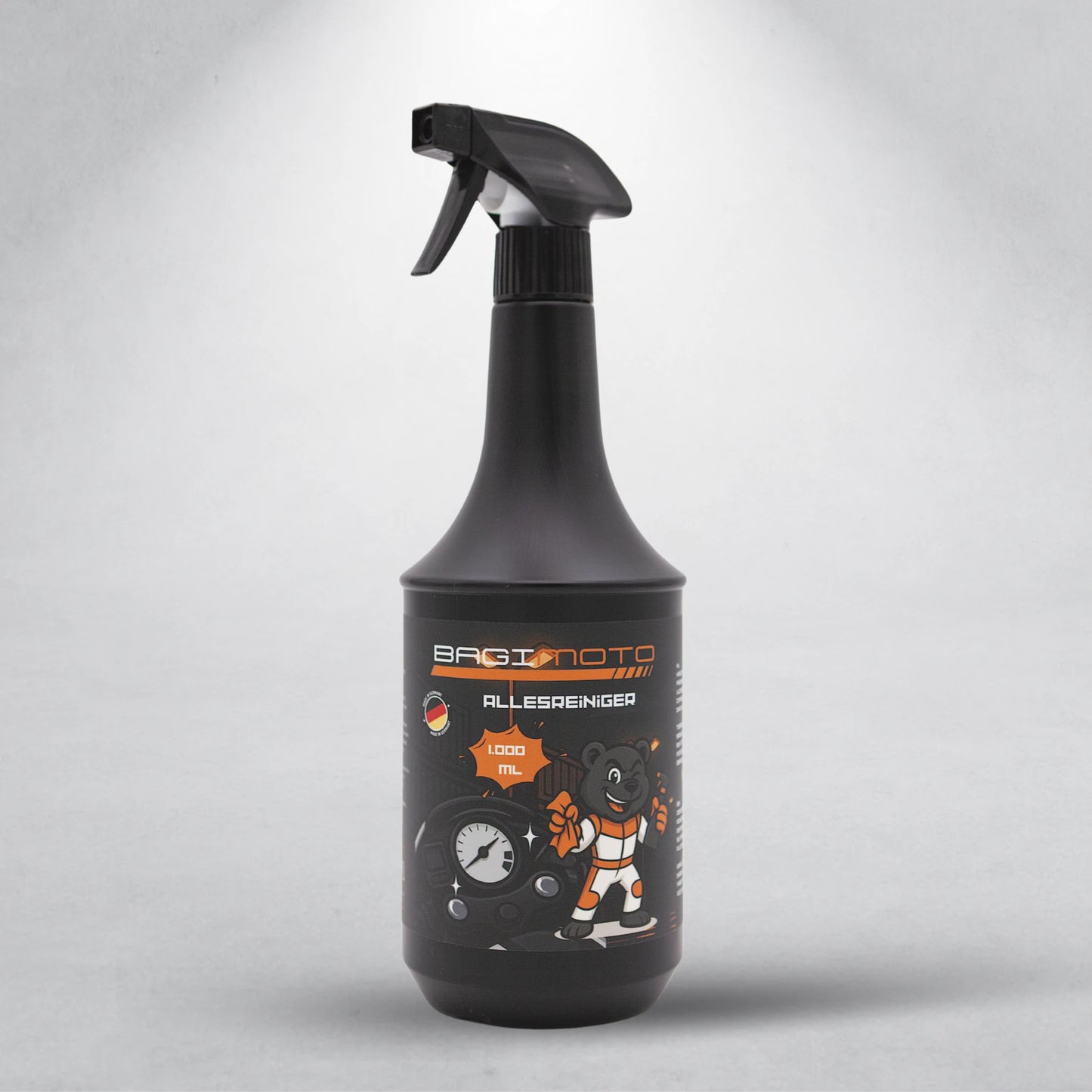 Bagimoto Allesreiniger – multifunctionele reiniger spray voor motor en auto, verwijdert vet, vuil en aanslag.