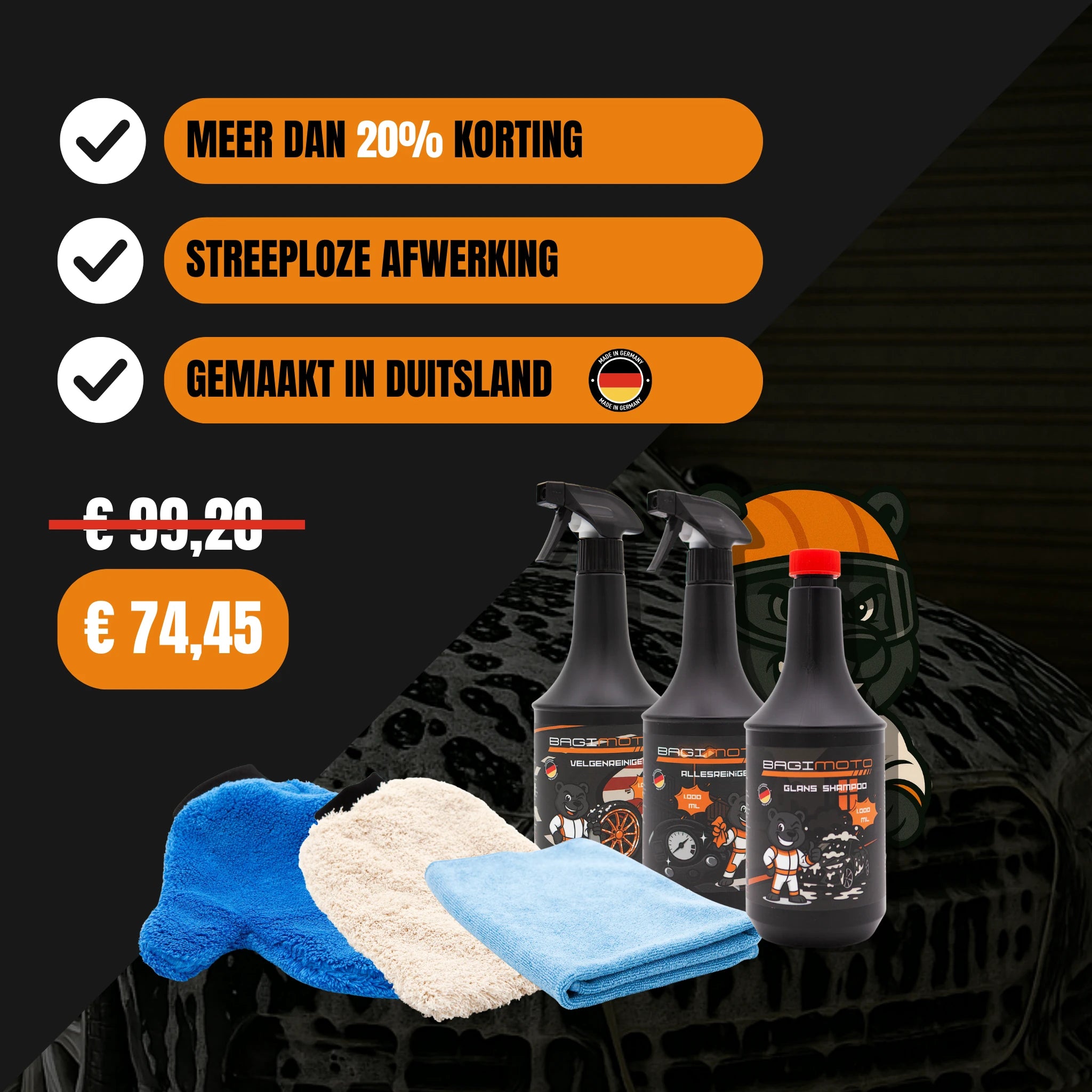 <strong>BAGIMOTO GEVORDERPAKKET</strong>