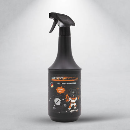 Bagimoto Allesreiniger – multifunctionele reiniger spray voor motor en auto, verwijdert vet, vuil en aanslag.